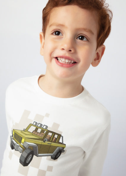 boys jeep long sleeve tee