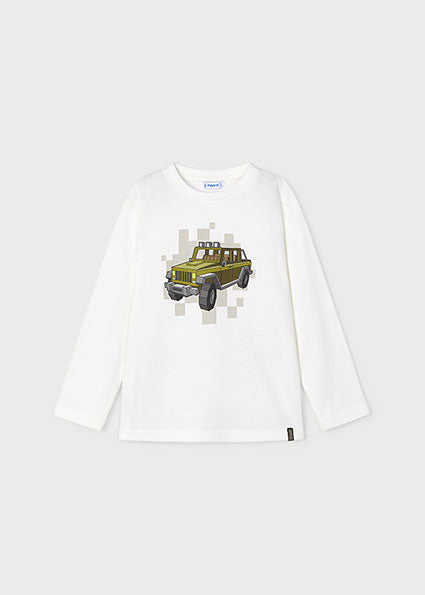 boys jeep long sleeve tee