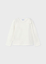 Load image into Gallery viewer, girls bow long sleeve tee
