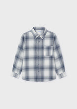 Load image into Gallery viewer, boys plaid long sleeve shirt
