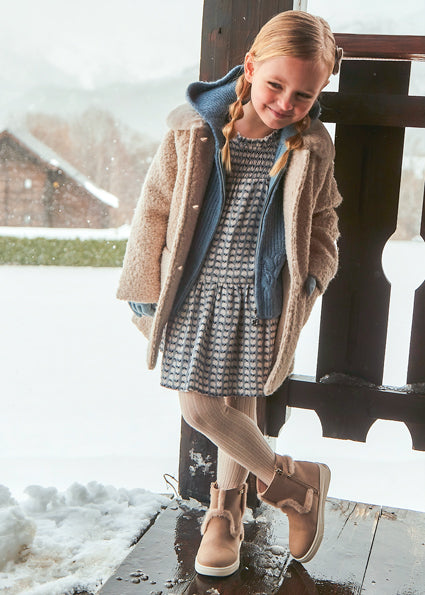 girls apples smocked dress