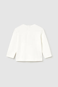 mini girls shimmer bow tee