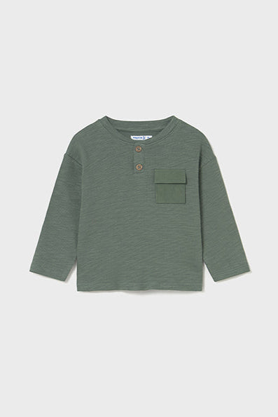 mini boy rib pocket tee