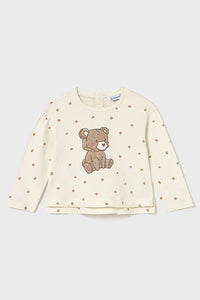 mini girls teddy bear tee