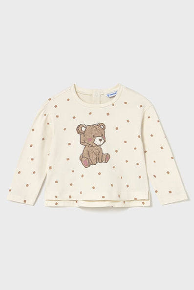 mini girls teddy bear tee
