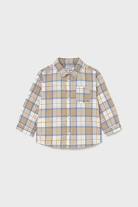 mini boy check shirt