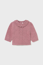 Load image into Gallery viewer, baby girl ruffle collar sweater
