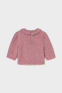 baby girl ruffle collar sweater