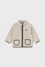 Load image into Gallery viewer, mini kids sherpa zip jacket
