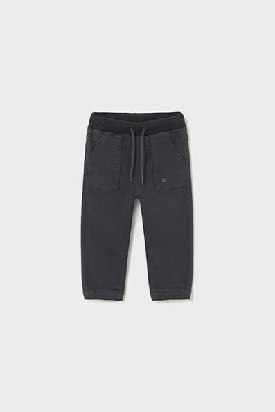 mini boy twill jogger