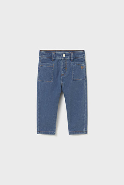 mini girl patch pocket jean