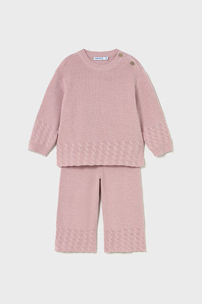 mini girl sweater + knit pant set