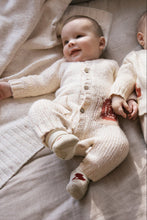Load image into Gallery viewer, baby knit snail onepiece
