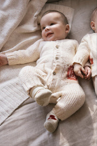 baby knit snail onepiece
