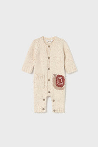 baby knit snail onepiece