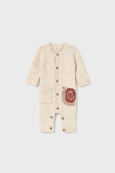 baby knit snail onepiece