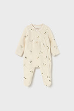 Load image into Gallery viewer, baby velour trees footie
