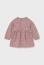 Load image into Gallery viewer, mini girls teddy bears fleece dress
