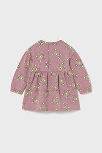 mini girls teddy bears fleece dress