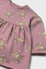 Load image into Gallery viewer, mini girls teddy bears fleece dress
