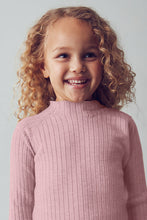 Load image into Gallery viewer, girls rib mock neck sweater
