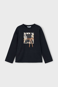 girls leo teddy tee