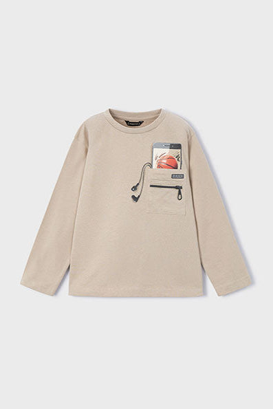 boys basketball phone tee
