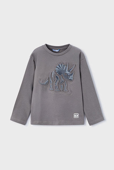 boys embossed dino tee