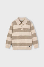 Load image into Gallery viewer, boys stripe polo sweater
