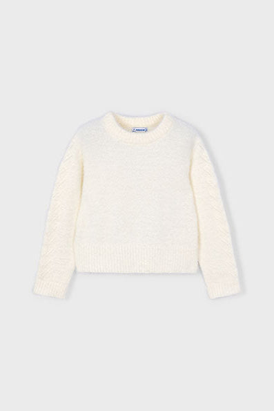 girls fuzzy sweater