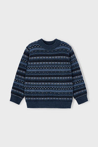 boys jacquard sweater