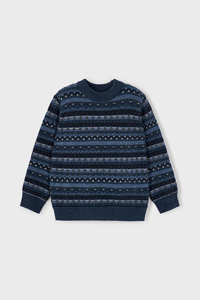 boys jacquard sweater