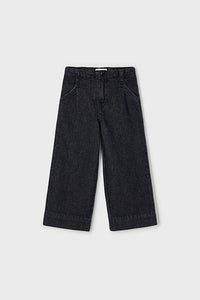 girls wide leg denim pant