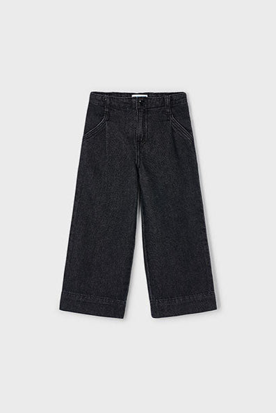 girls wide leg denim pant