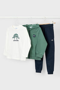 boys 3pc dino tee tracksuit
