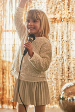 Load image into Gallery viewer, girls sequin sweater + pleat dress

