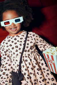 girls fleece leo dress + bag