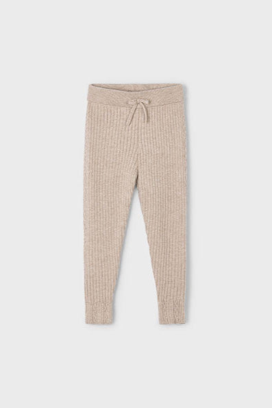 girls knit rib legging