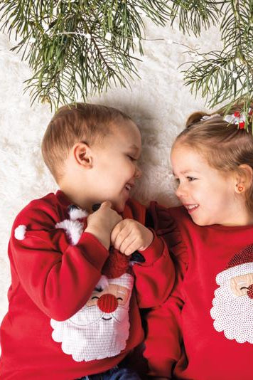 kids santa sweatshirt