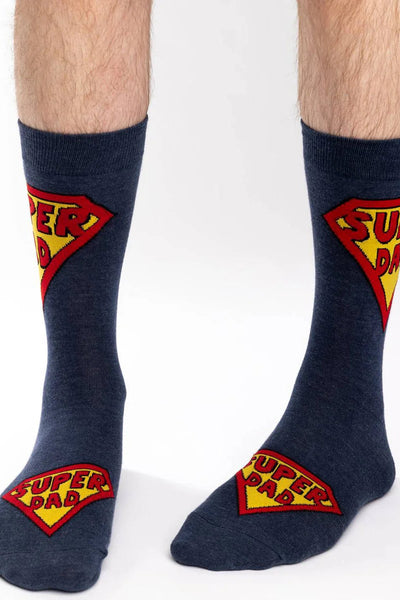 men`s socks super dad