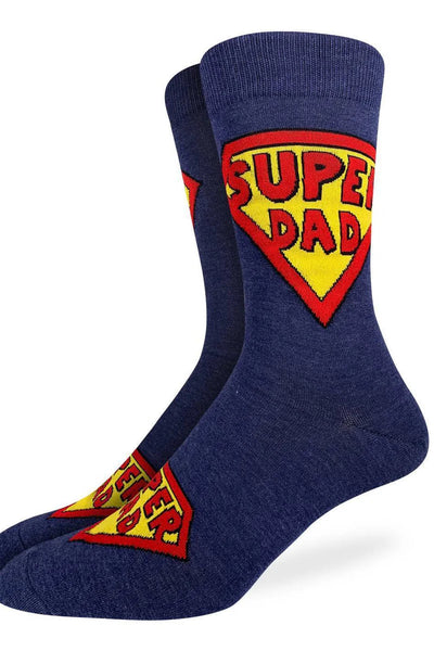 men`s socks super dad
