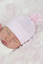 Load image into Gallery viewer, baby pom hat stripe
