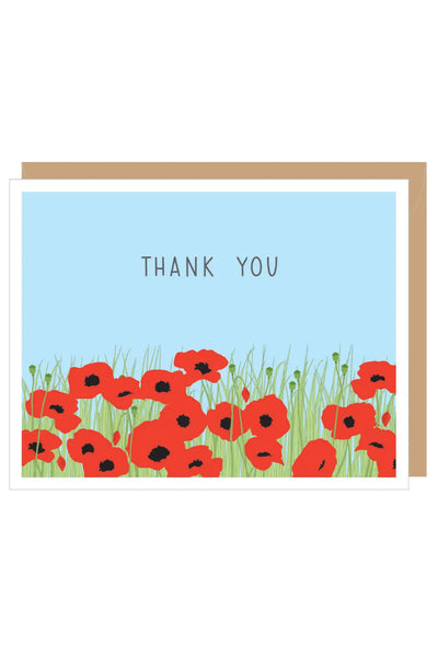 card-poppy thank you