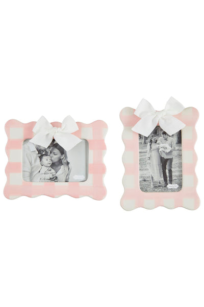 pink bow frame