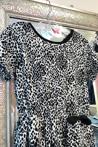 girls print jersey dress