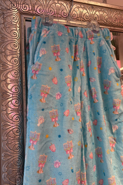 girls plush pant hannukkah