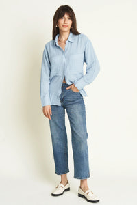 hirise wide leg crop denim