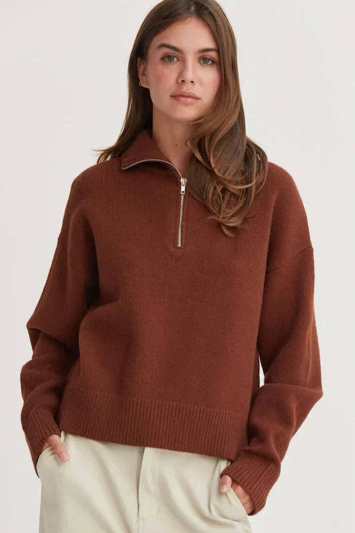 1/2 zip sweater