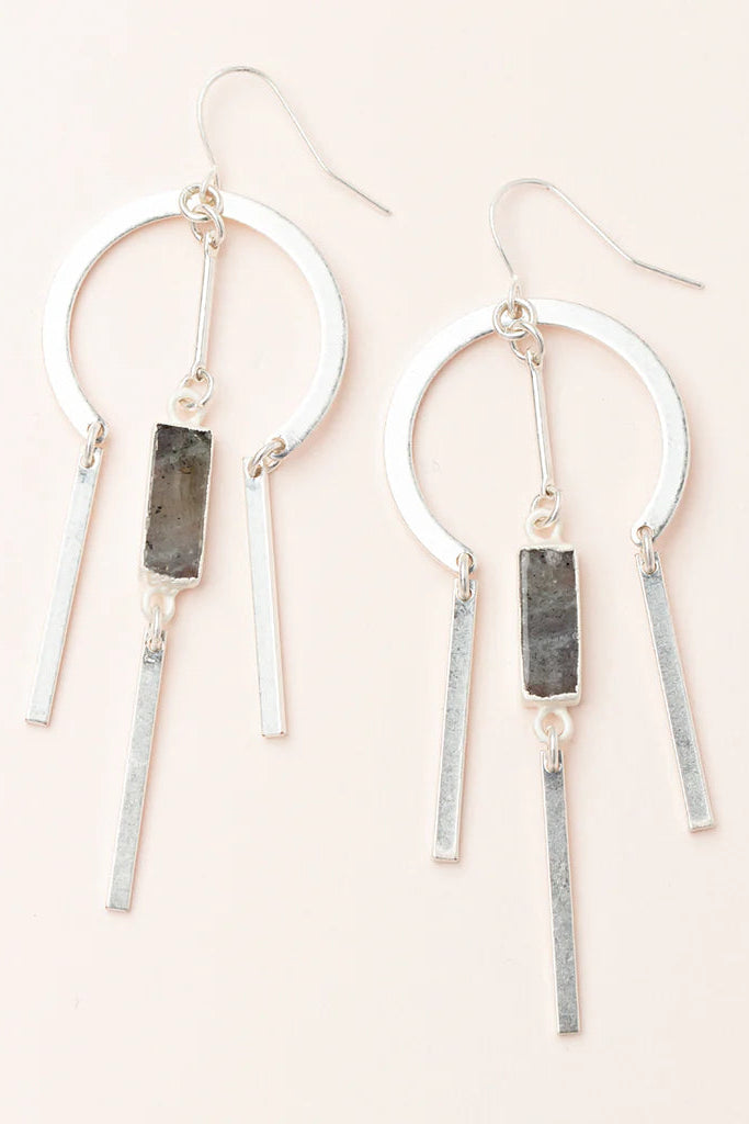 dream stone earring labradorite