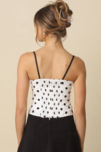 Load image into Gallery viewer, polka dot layered cami top
